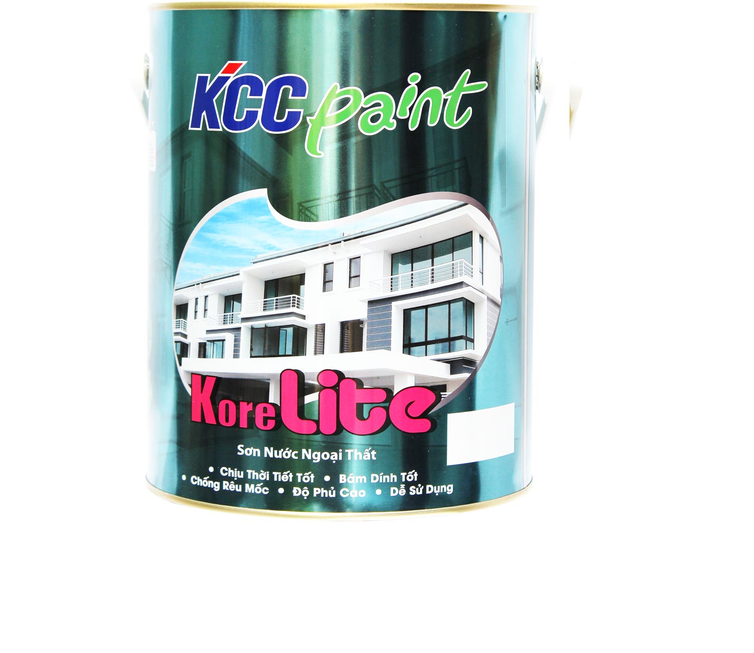 Sơn nước ngoại thất KCC Paint Korelite -màu chuẩn-18L